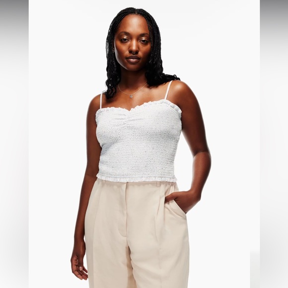 NWT Aritzia Wilfred woodland floral tank - Picture 4 of 13